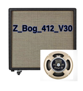 Z Series IR Pack of Bogner ST 4x12 with Vintage 30