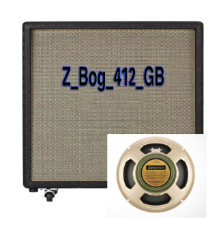 Z Series IR Pack of Bogner ST 4x12 with G12M Greenback