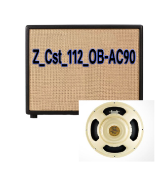 Z Series IR Pack of Custom 1x12 Open Back with Alnico Cream 90