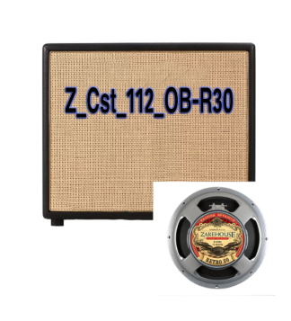 Z Series IR Pack of Custom 1x12 Open Back with  WGS Retro 30
