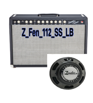 Z Series IR Pack of Fender 1x12 Super Sonic with Eminence Lightning Bolt