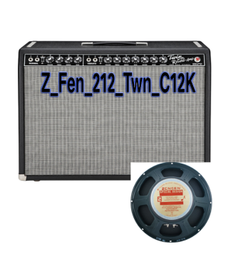 Z Series IR Pack of Fender Twin 2x12 with Jensen C12K