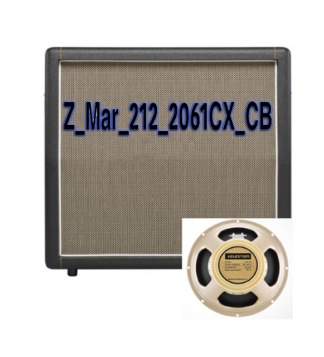 Z Series IR Pack of Marshall 2x12 2061CX with G12M65 Creamback