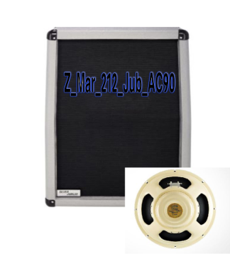 Z Series IR Pack of Marshall 2x12 Silver Jubilee with  Alnico Cream 90