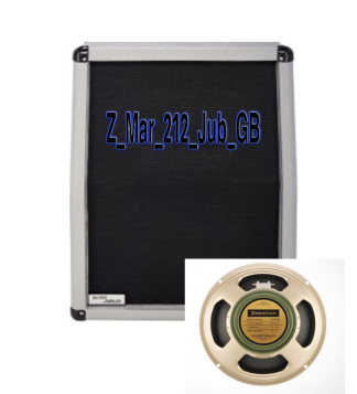 Z Series IR Pack of Marshall 2x12 Silver Jubilee with G12M Greenback