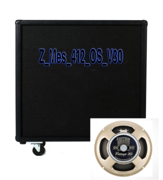 Z Series IR Pack of Mesa Oversize 4x12 with Vintage 30