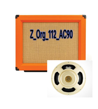 Z Series IR Pack of Orange PPC 1x12 with Alnico Cream 90