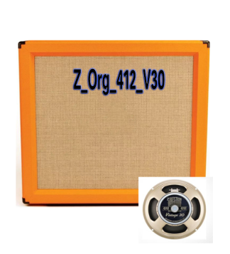 Z Series IR Pack of Orange PPC 4x12 with Vintage 30